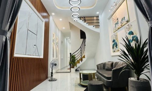 BÁN NHÀ PHÚ NHUẬN HXH 45 M2 4 TẦNG 2 MẶT HẺM 4 PHÒNG NGỦ NGUYỄN KIỆM 5.85 TỶ.