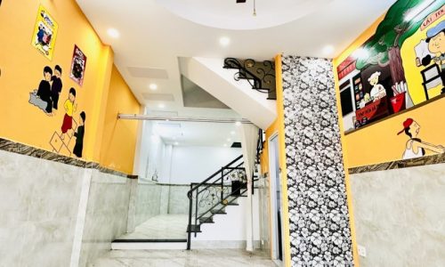 BÁN NHÀ BÌNH THẠNH HXH 60M2 4 TẦNG BTCT 5 PN  BIỆT THỰ HOÀNG HOA THÁM 10.5 TỶ.