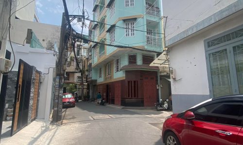 BÁN NHÀ PHÚ NHUẬN HXH OTO VÀO NHÀ 55 M2 7 TẦNG NGANG 5M HẺM THÔNG HUỲNH VĂN BÁNH 10.5 TỶ.