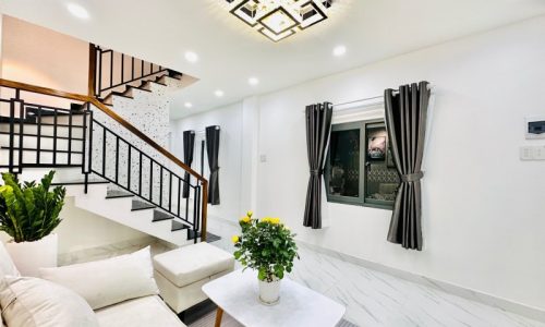 BÁN NHÀ BÌNH THẠNH HXH 50M2 NỞ HẬU 4M HẺM THÔNG LÔ GÓC ĐẸP LUNG LINH PHAN VĂN TRỊ 4.45 TỶ.