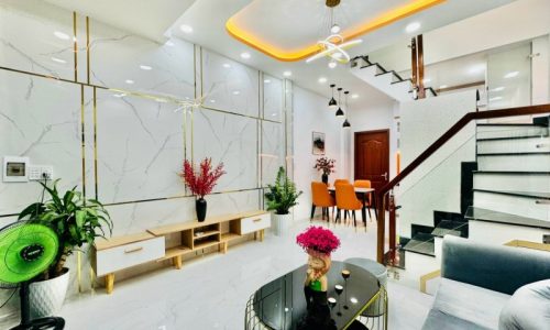 BÁN NHÀ BÌNH THẠNH 45M2 NGANG 4M 2 TẦNG 3 PN SÁT MẶT TIỀN ĐẸP LUNG LINH NGUYÊN HỒNG 4.45 TỶ.