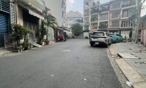 BÁN NHÀ MẶT TIỀN 50M2 5 TẦNG NGANG 4,3M VUÔNG 6 PN KD ĐỈNH LÊ TỰ TÀI KHU PXL 9.9 TỶ